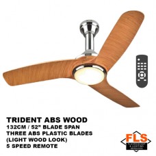 CEILING FAN TRIDENT ABS WOOD 132CM / 52” BLADE WITH REMOTE CEILING FAN TRIDENT ABS WOOD 132CM / 52” BLADE WITH REMOTE