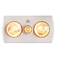 3 Light CEILING LIGHT/HEATER/EXTRACTOR FAN WHITE RC165 3 Light CEILING LIGHT/HEATER/EXTRACTOR FAN WHITE RC165