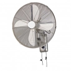 Decor 40cm Wall Mount Fan Satin Chrome